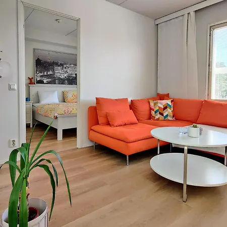 Casa Naranja, Stylish 43m2 1 Bedroom With Sauna Apartment Rauma
